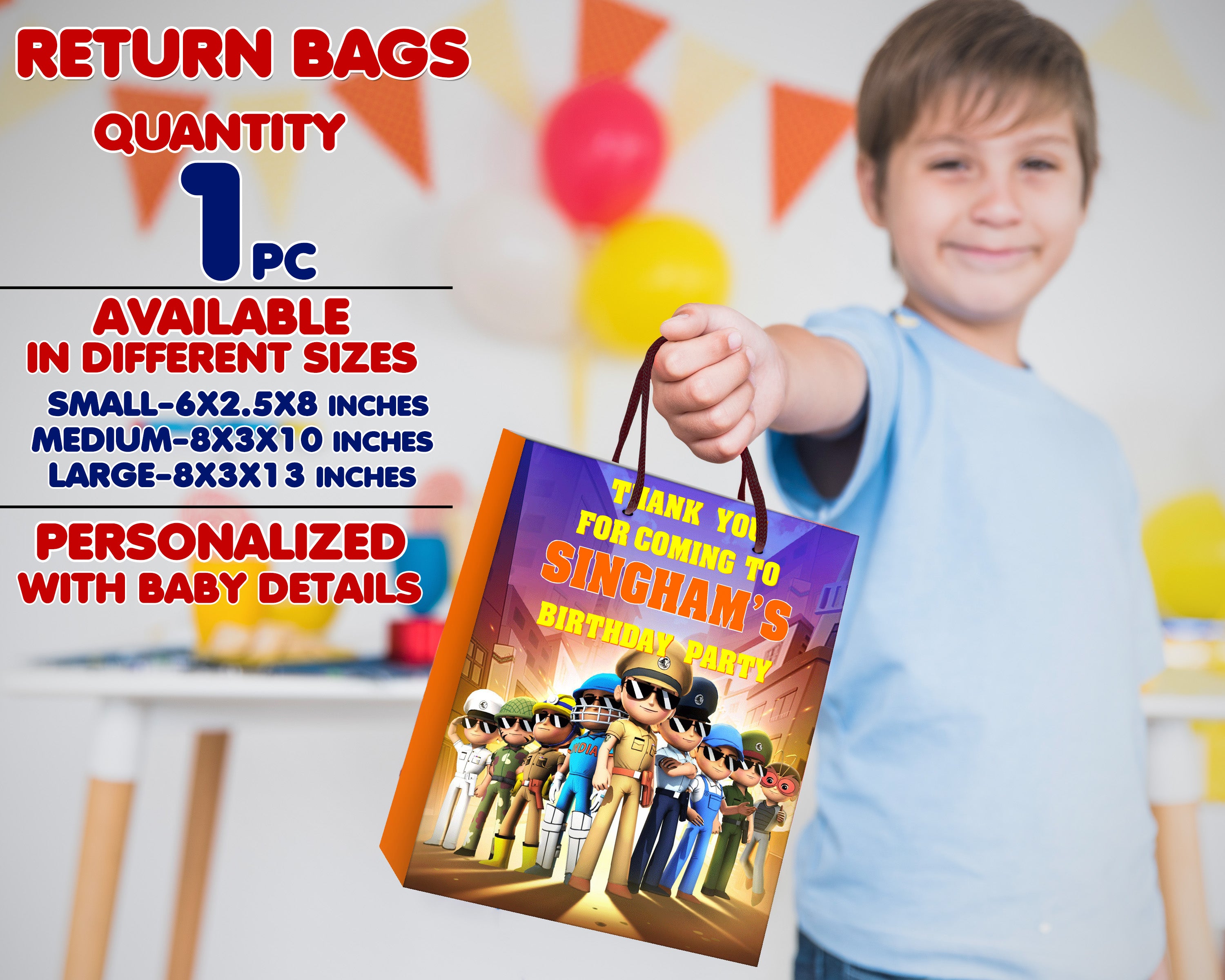 Little Singham Theme Return Gift Combo