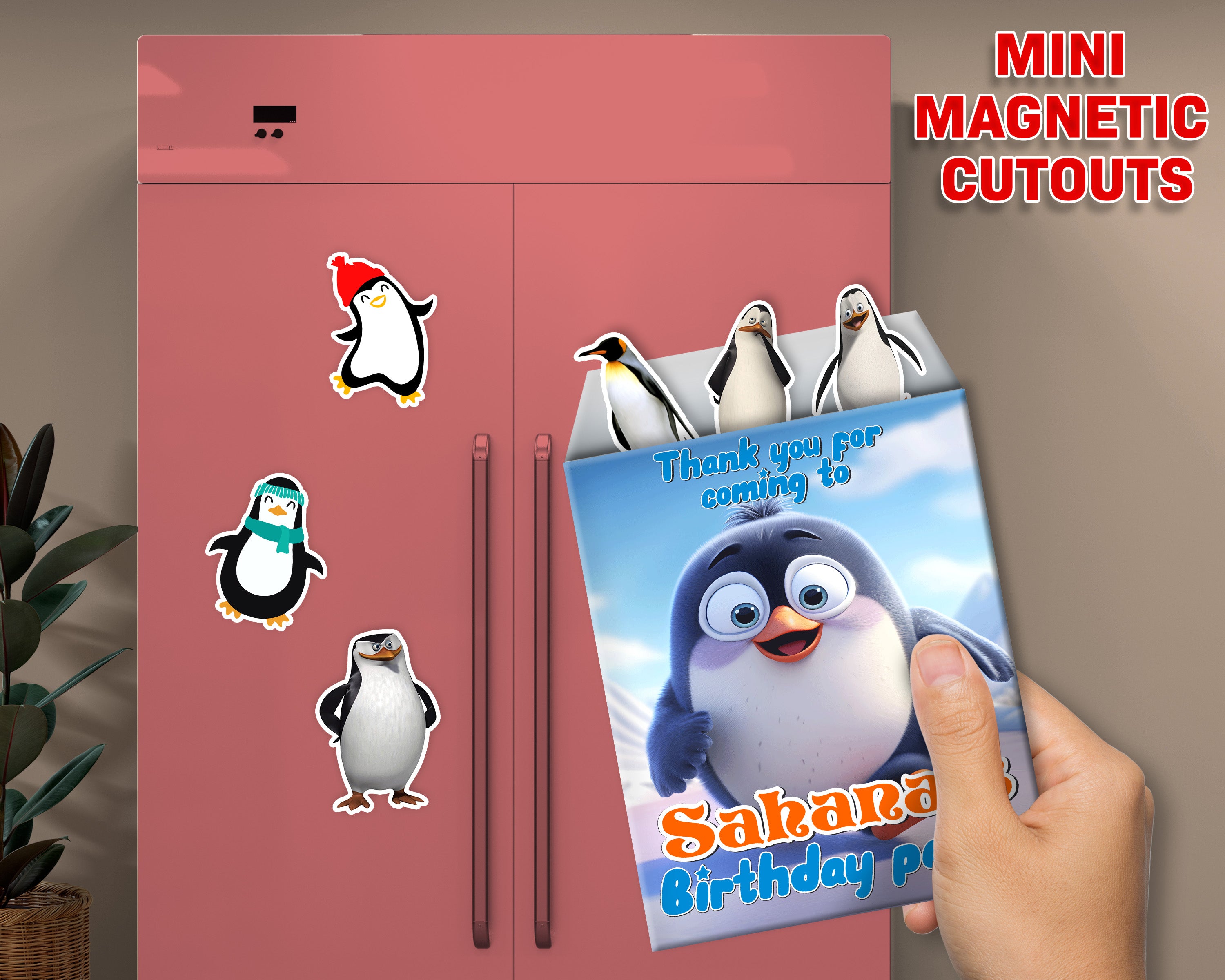 Penguin Theme Mini Magnetic Return Gift Pack