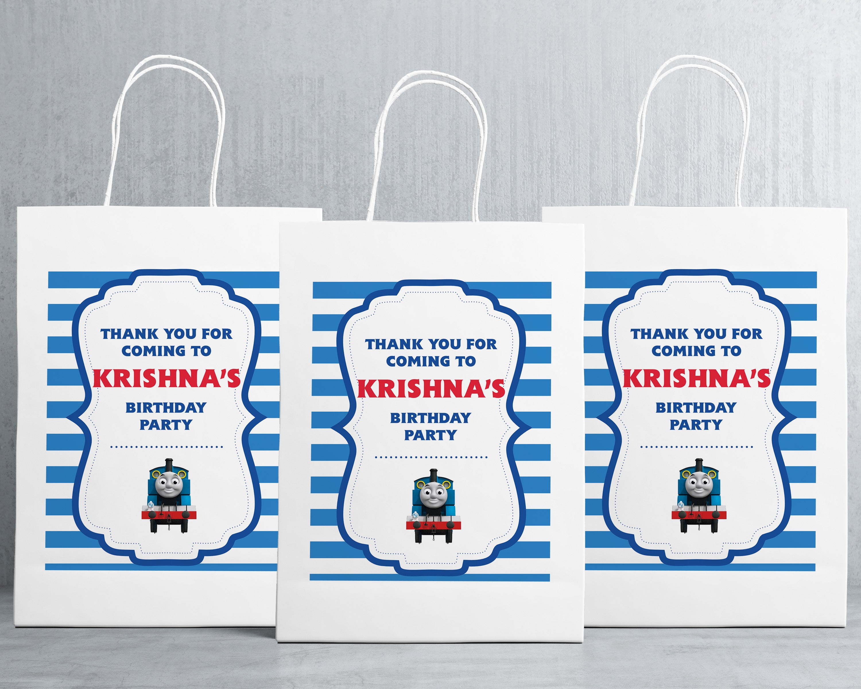 Thomas And Friends Theme Oversized Return Gift Bag - image 1 of 5 | Party Supplies India