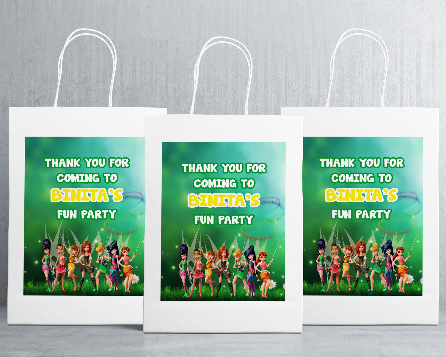 Tinkerbell Theme Oversized Return Gift Bag - image 1 of 5 | Party Supplies India
