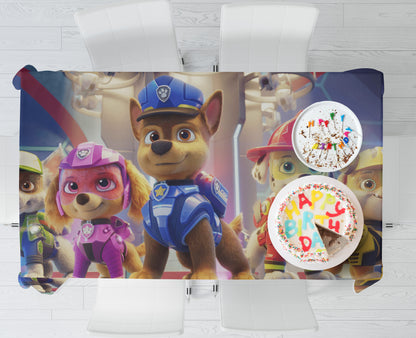 Paw Patrol theme Cake Tablecover