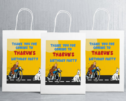 Tin Tin Theme Oversized Return Gift Bag - image 1 of 5 | Party Supplies India