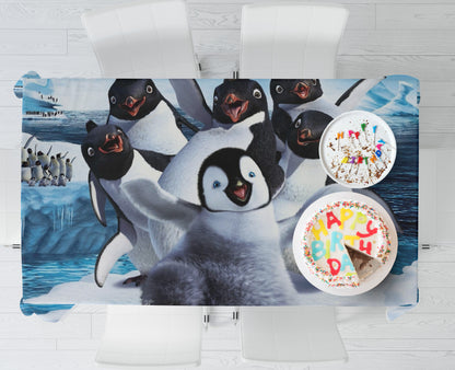 Penguin Theme Cake Tablecover