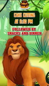 Lion King Theme E-Video Invite - image 1 of 4 | Party Supplies India
