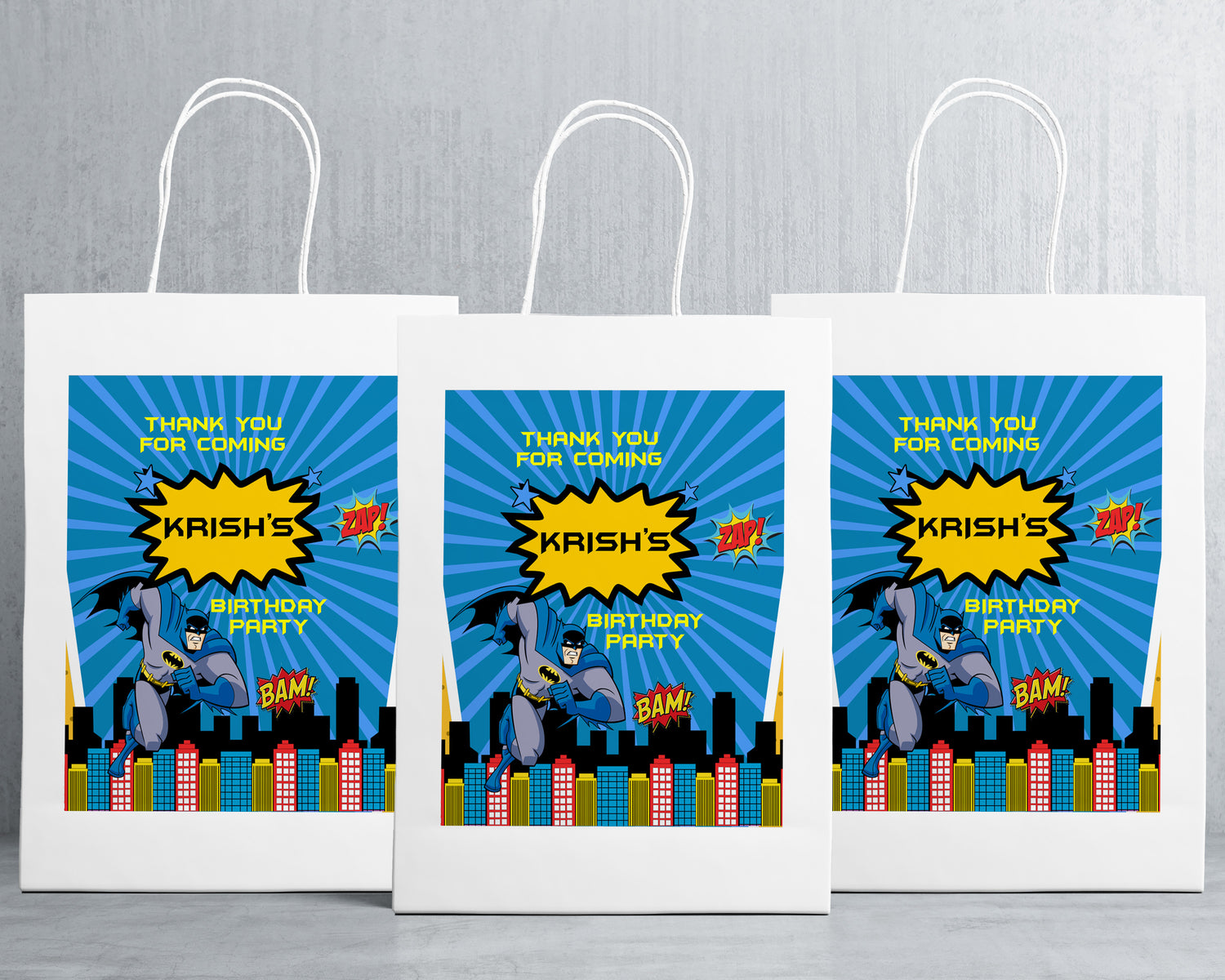 Batman Theme Oversized Return Gift Bag - image 1 of 5 | Party Supplies India
