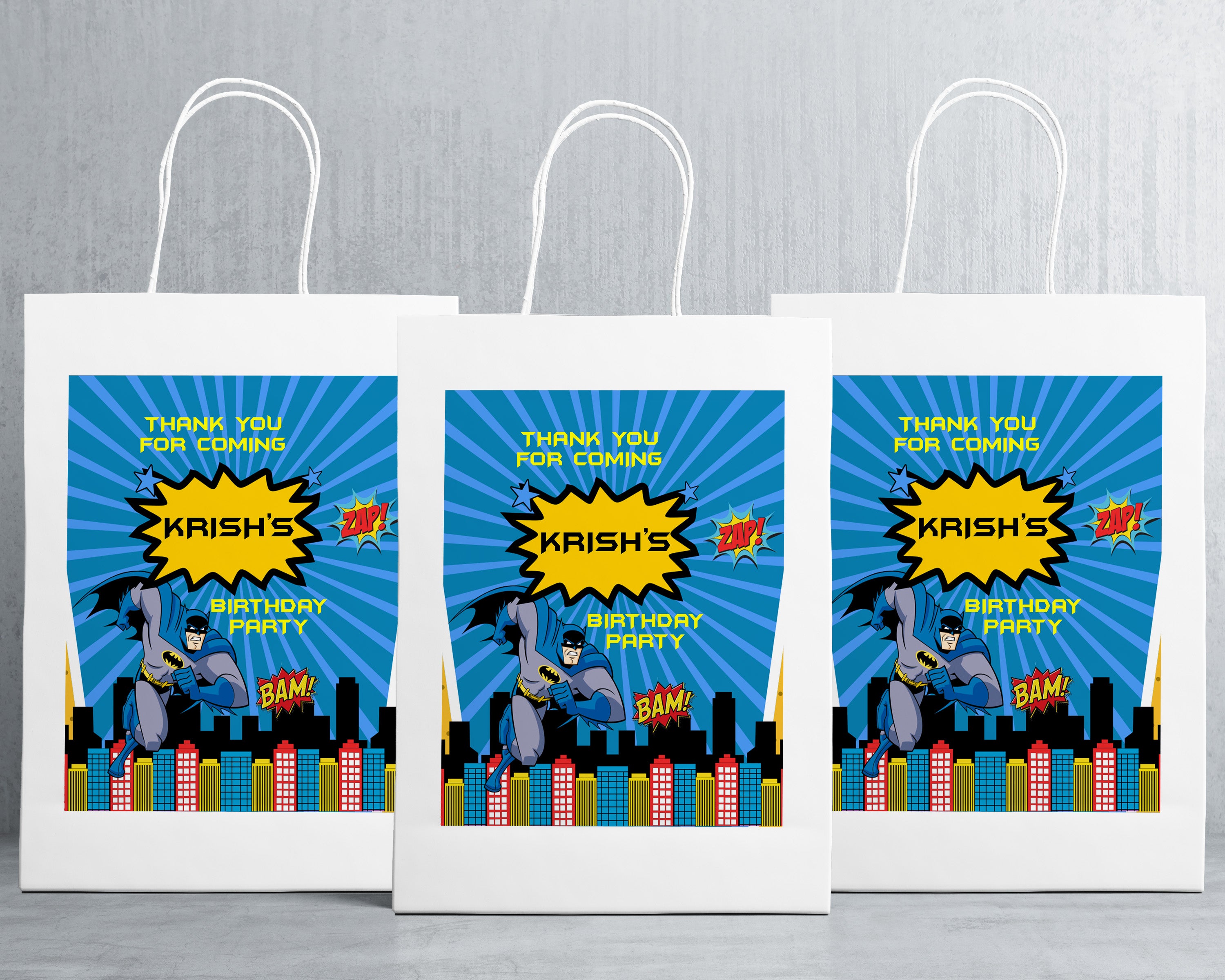 Batman Theme Oversized Return Gift Bag - image 1 of 5 | Party Supplies India