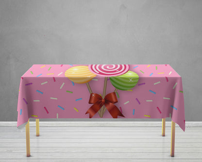 Candy Theme Cake Tablecover