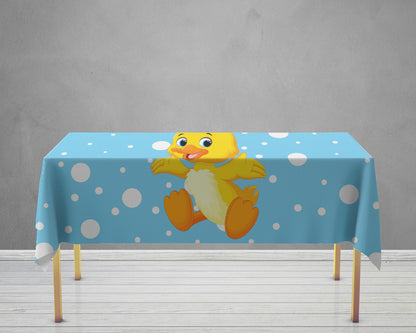 Duck Boy Theme Cake Tablecover