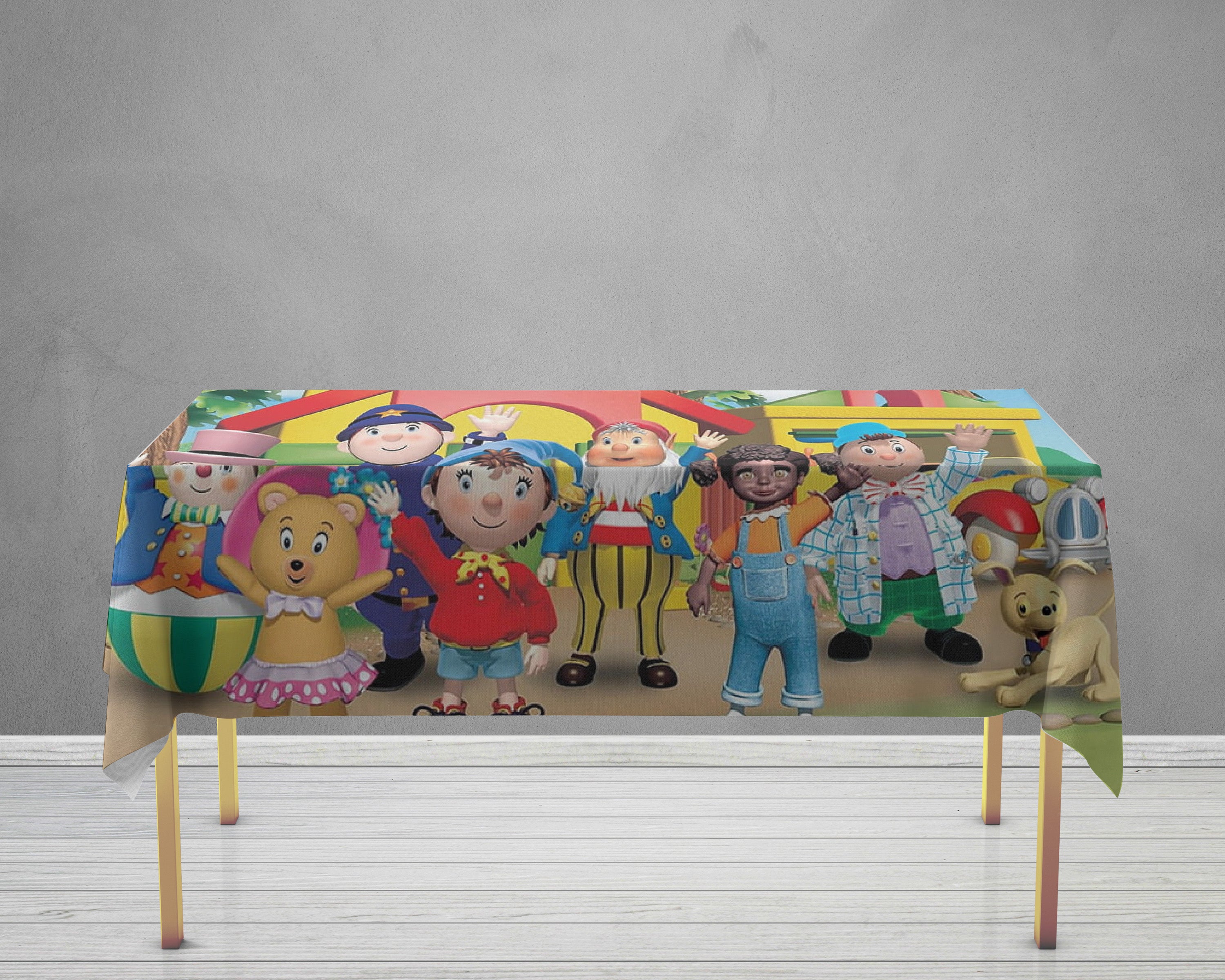 PSI Noddy Theme Cake Tablecover