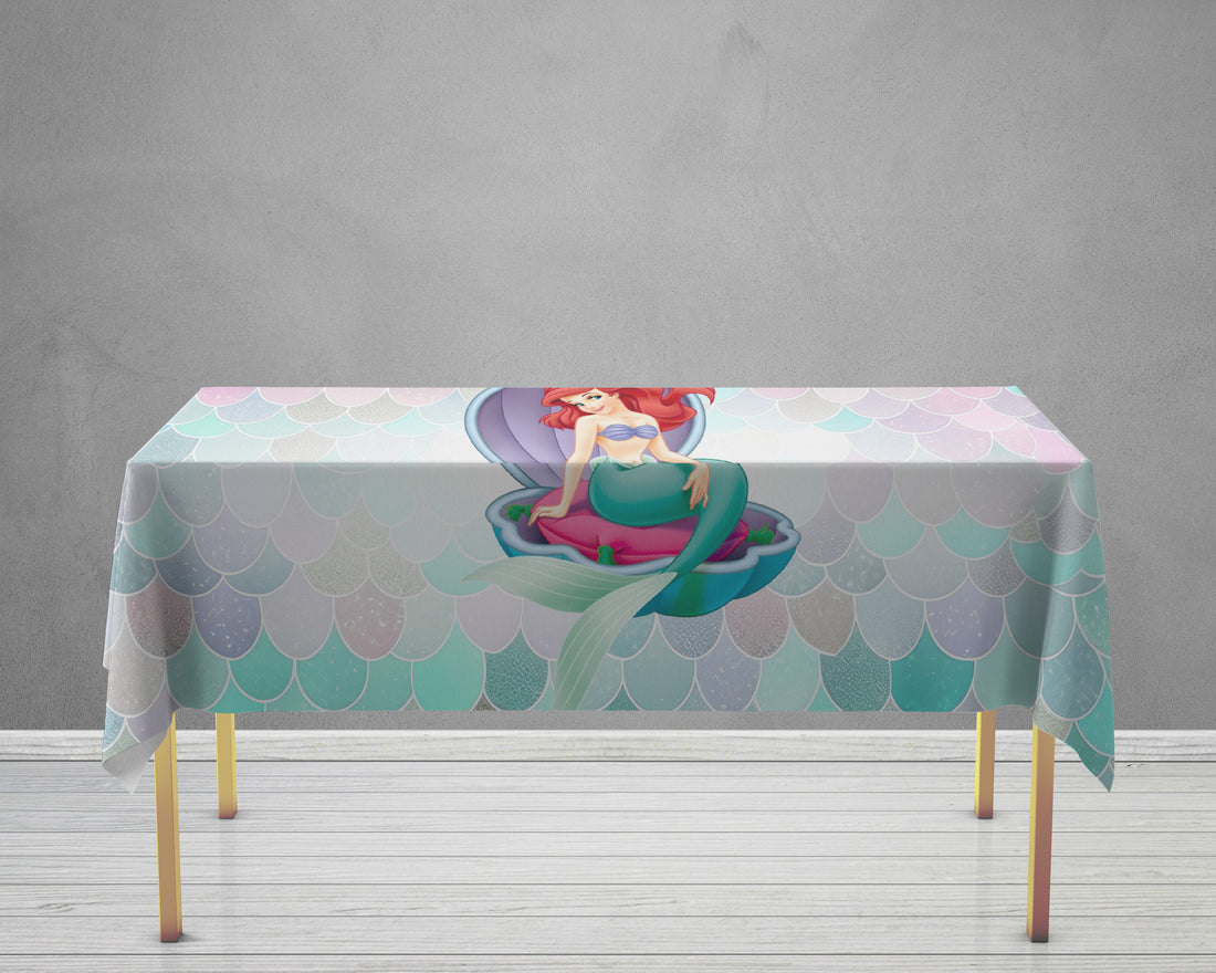 PSI Mermaid Theme Cake Tablecover