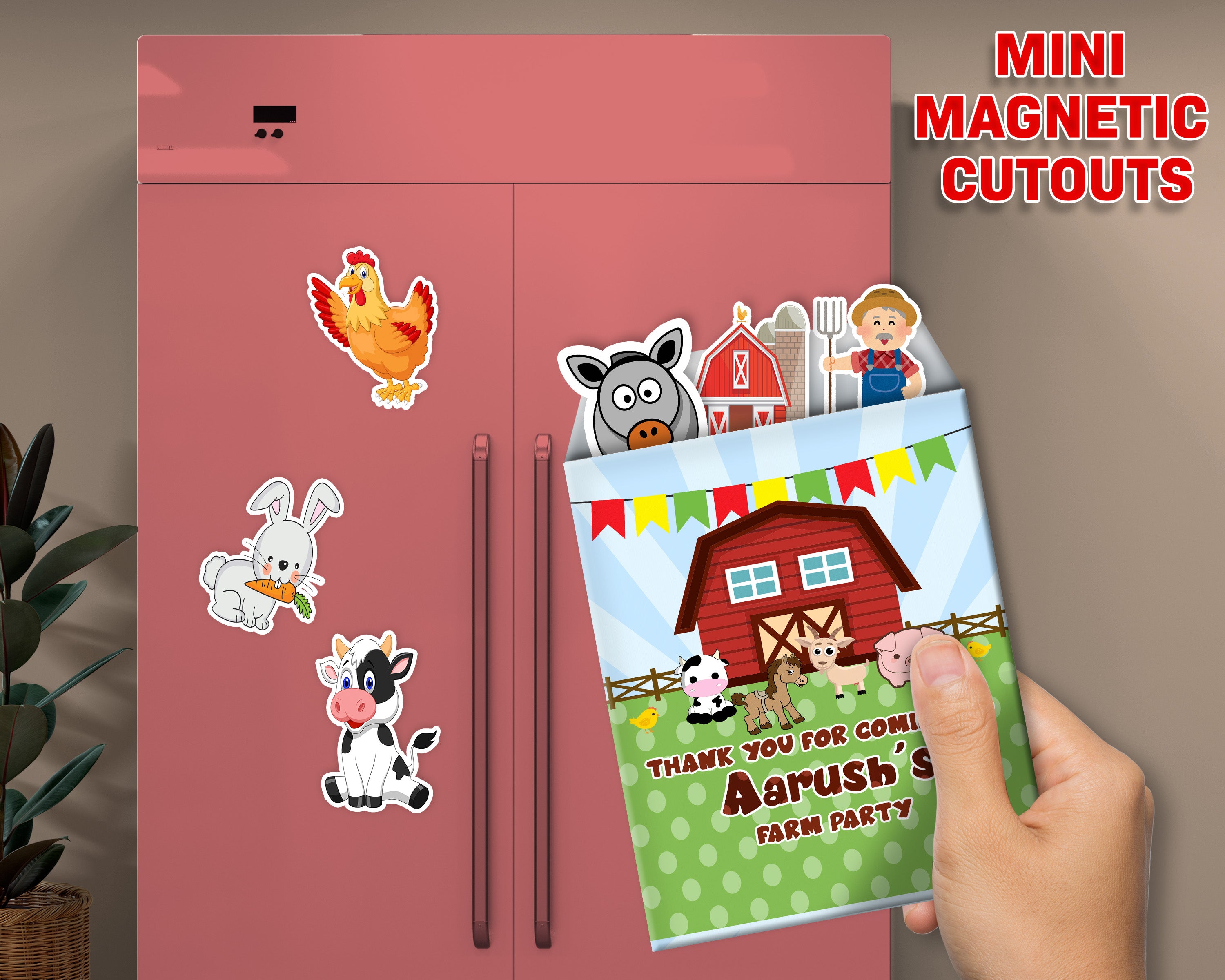 Farm Theme Mini Magnetic Return Gift Pack