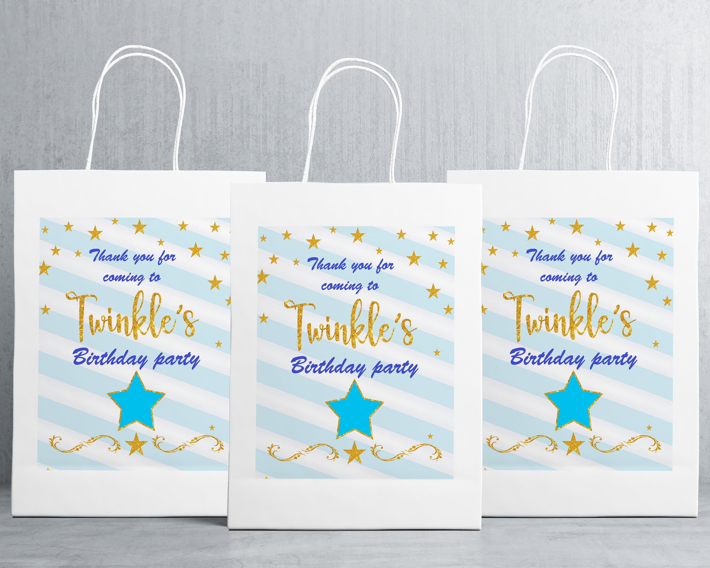 Twinkle Twinkle Little Star Girl Theme Oversized Return Gift Bag