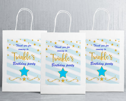 Twinkle Twinkle Little Star Girl Theme Oversized Return Gift Bag