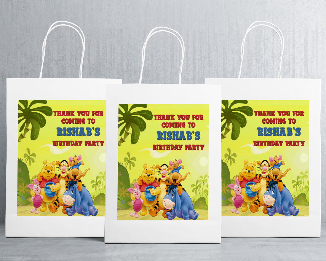 Winnie The Pooh Theme Oversized Return Gift Bag