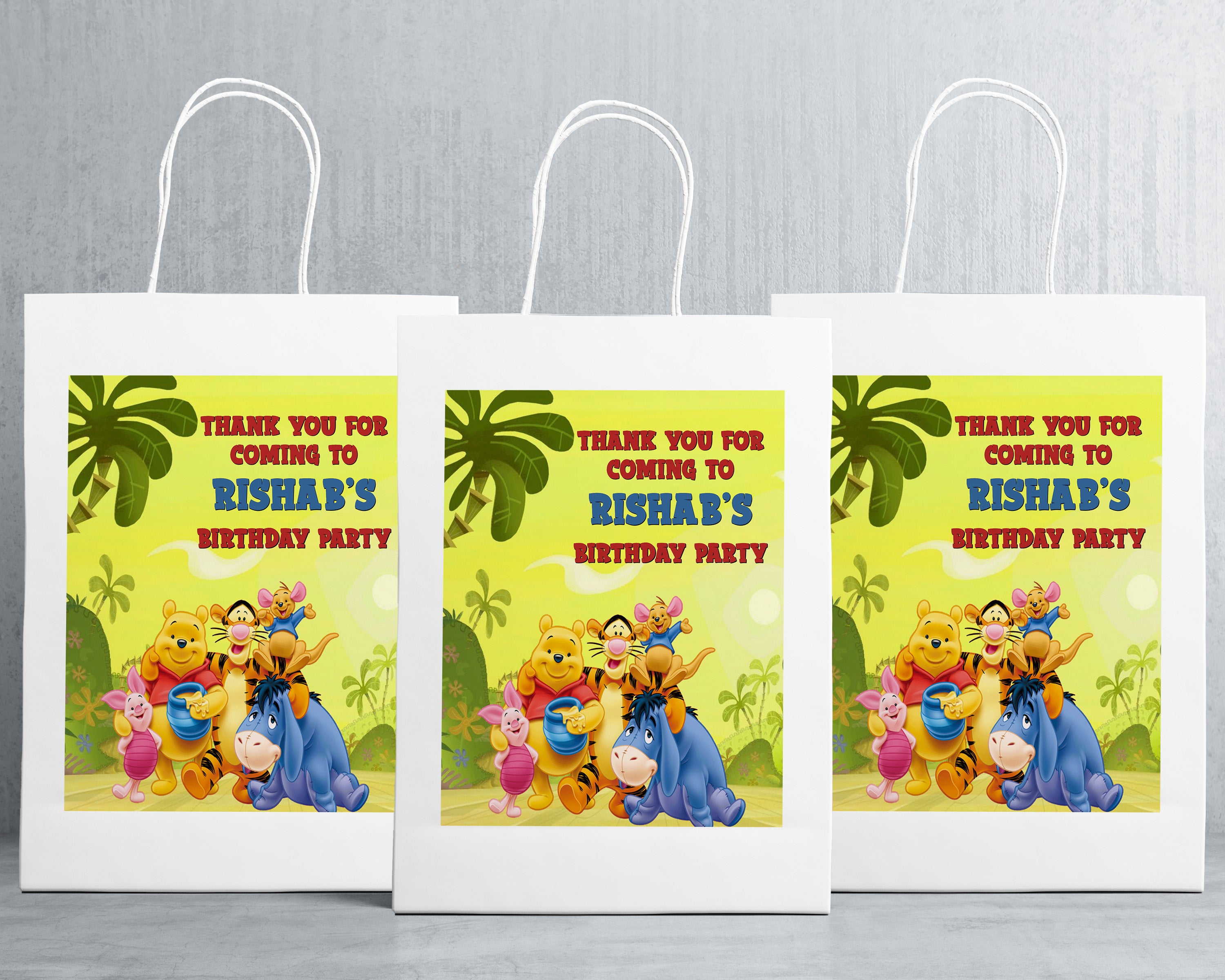 Winnie The Pooh Theme Oversized Return Gift Bag - image 1 of 5 | Party Supplies India