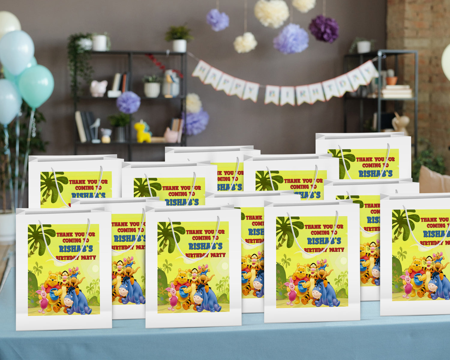 Winnie The Pooh Theme Oversized Return Gift Bag - image 4 of 5 | Party Supplies India