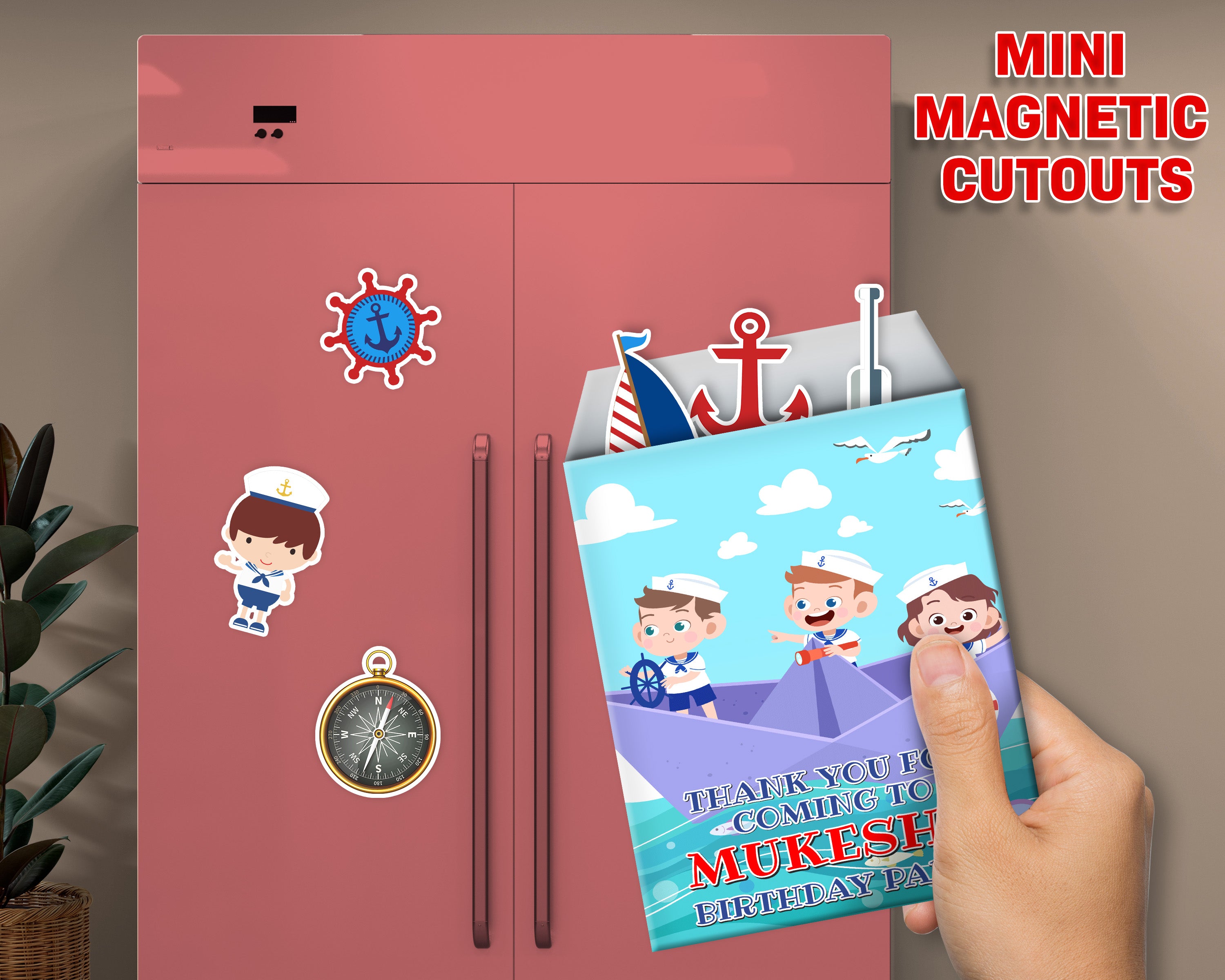 Sailor Theme Mini Magnetic Return Gift Pack