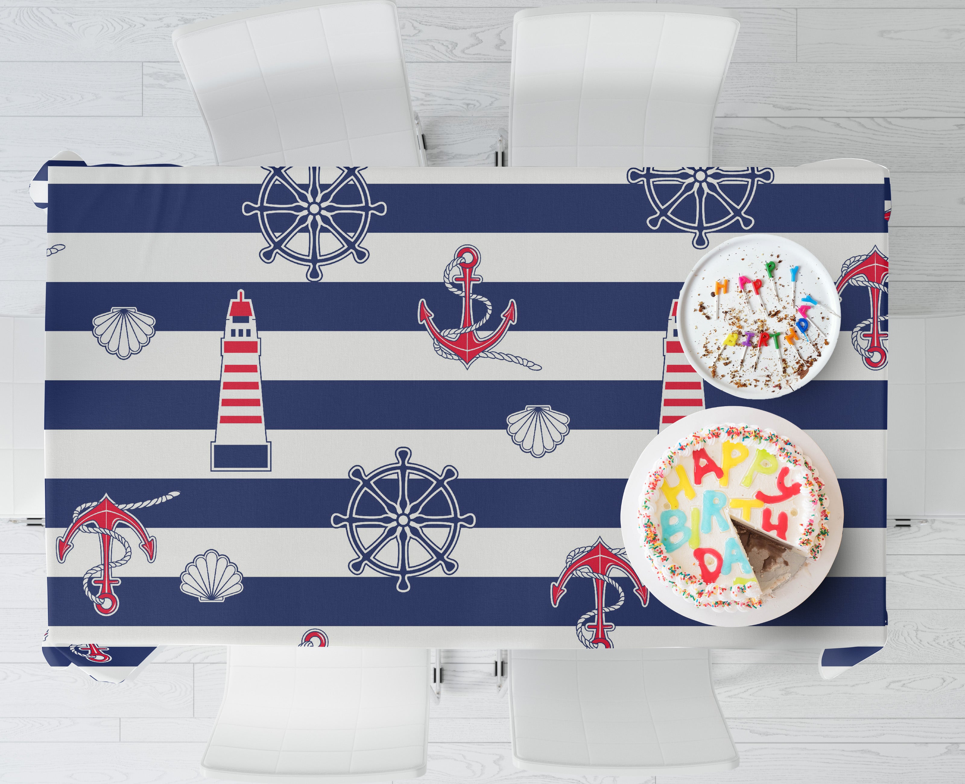 Sailor Theme Cake Tablecover