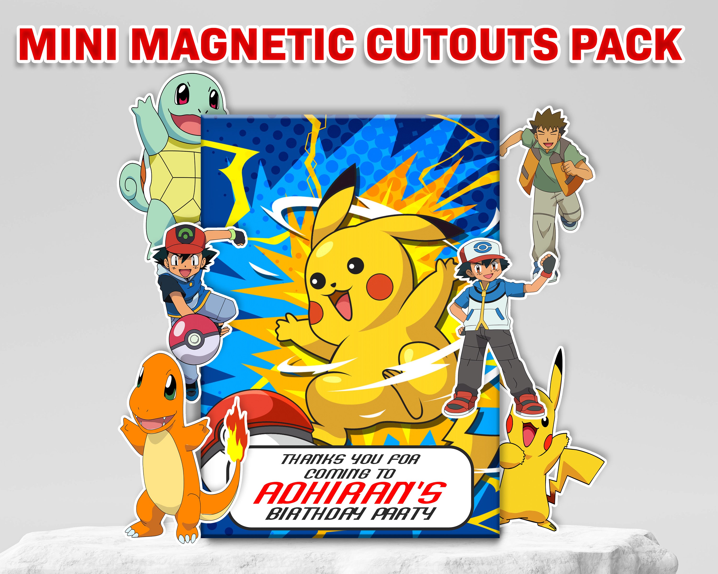 Pokemon Theme Mini Magnetic Return Gift Pack