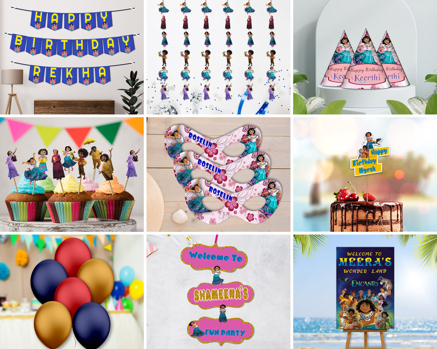 Encanto Theme Preferred Combo Kit - image 1 of 10 | Party Supplies India