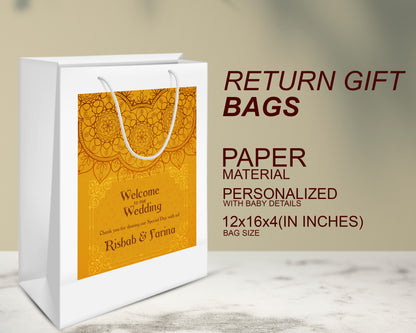 Wedding Theme Oversized Return Gift Bag