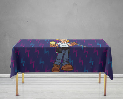 Electrician Theme Cake Tablecover