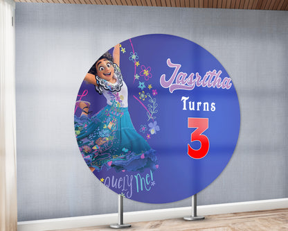 Encanto Theme Round  Backdrop - image 2 of 5 | Party Supplies India