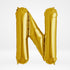 Alphabet N Premium Gold Foil Balloon - image 1 of 5 | Party Supplies India