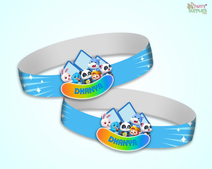 Baby Bus Theme Crown Hat