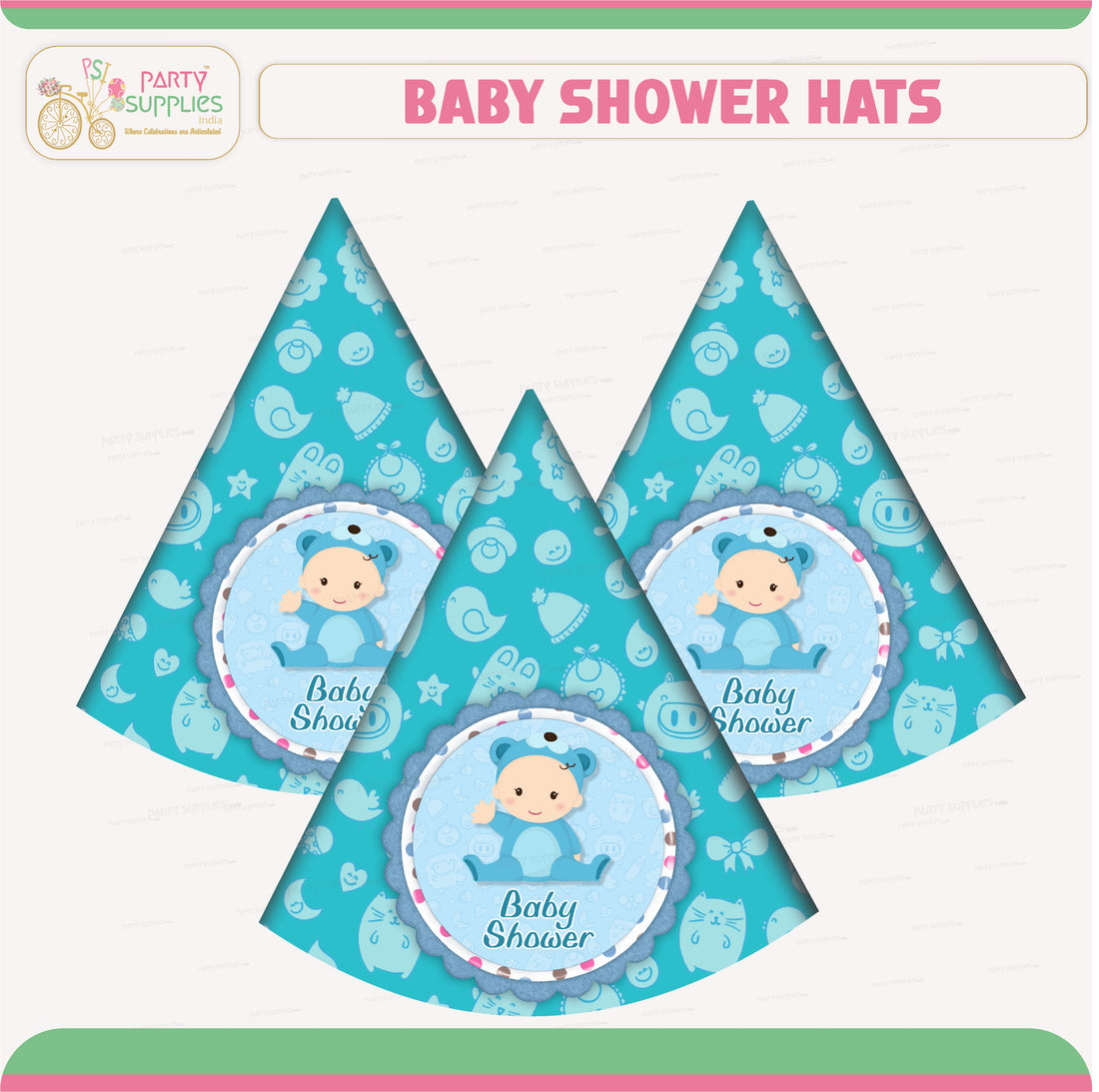 PSI Baby Shower Theme Customized  Hat