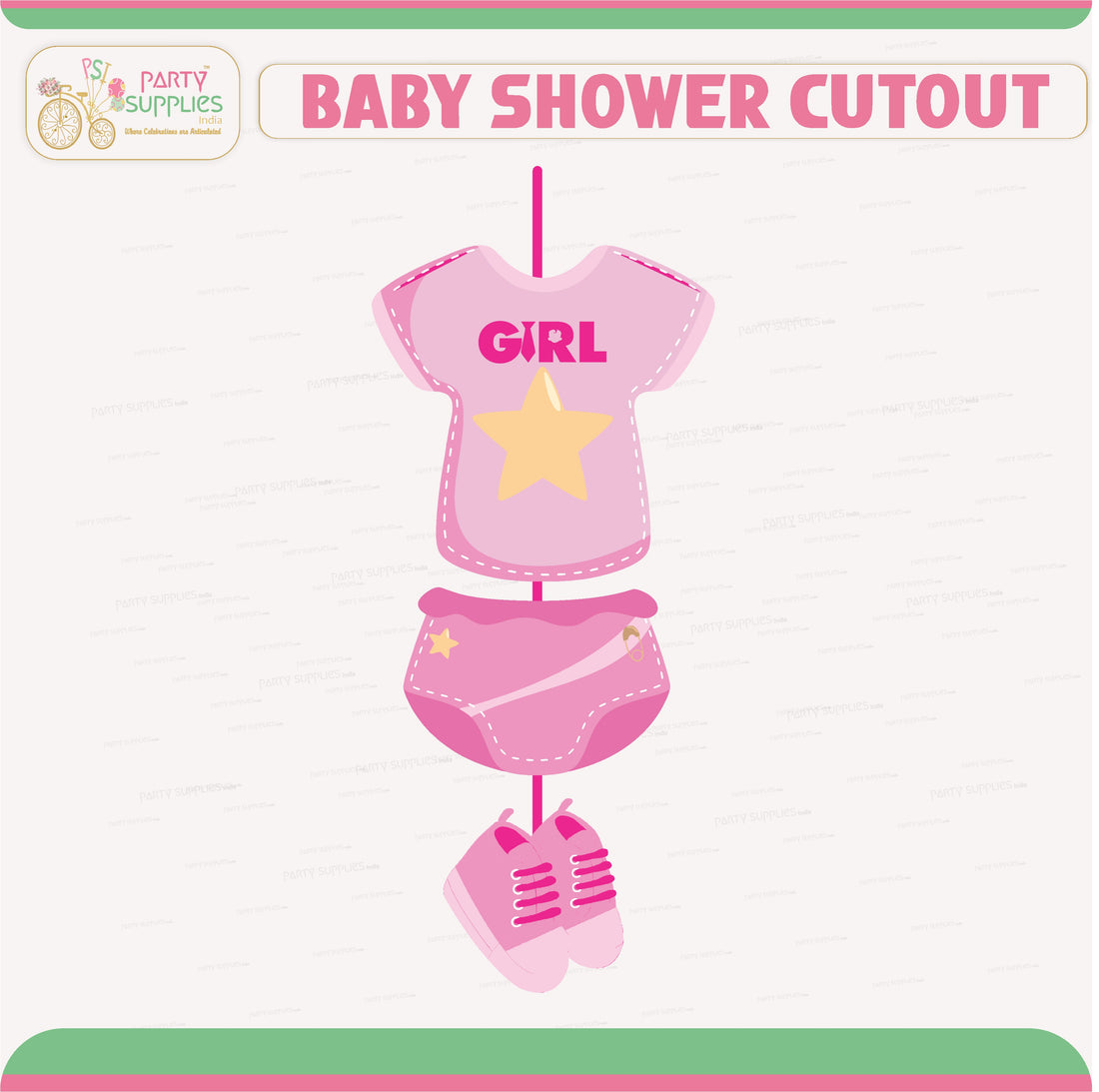 PSI Baby Shower Customized Door Poster