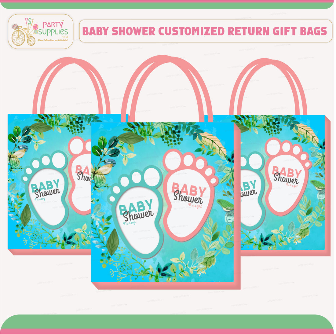 PSI Baby Shower Theme Return Gift Bag