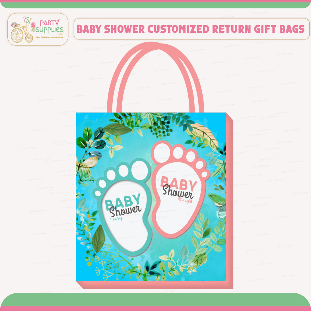 PSI Baby Shower Theme Return Gift Bag