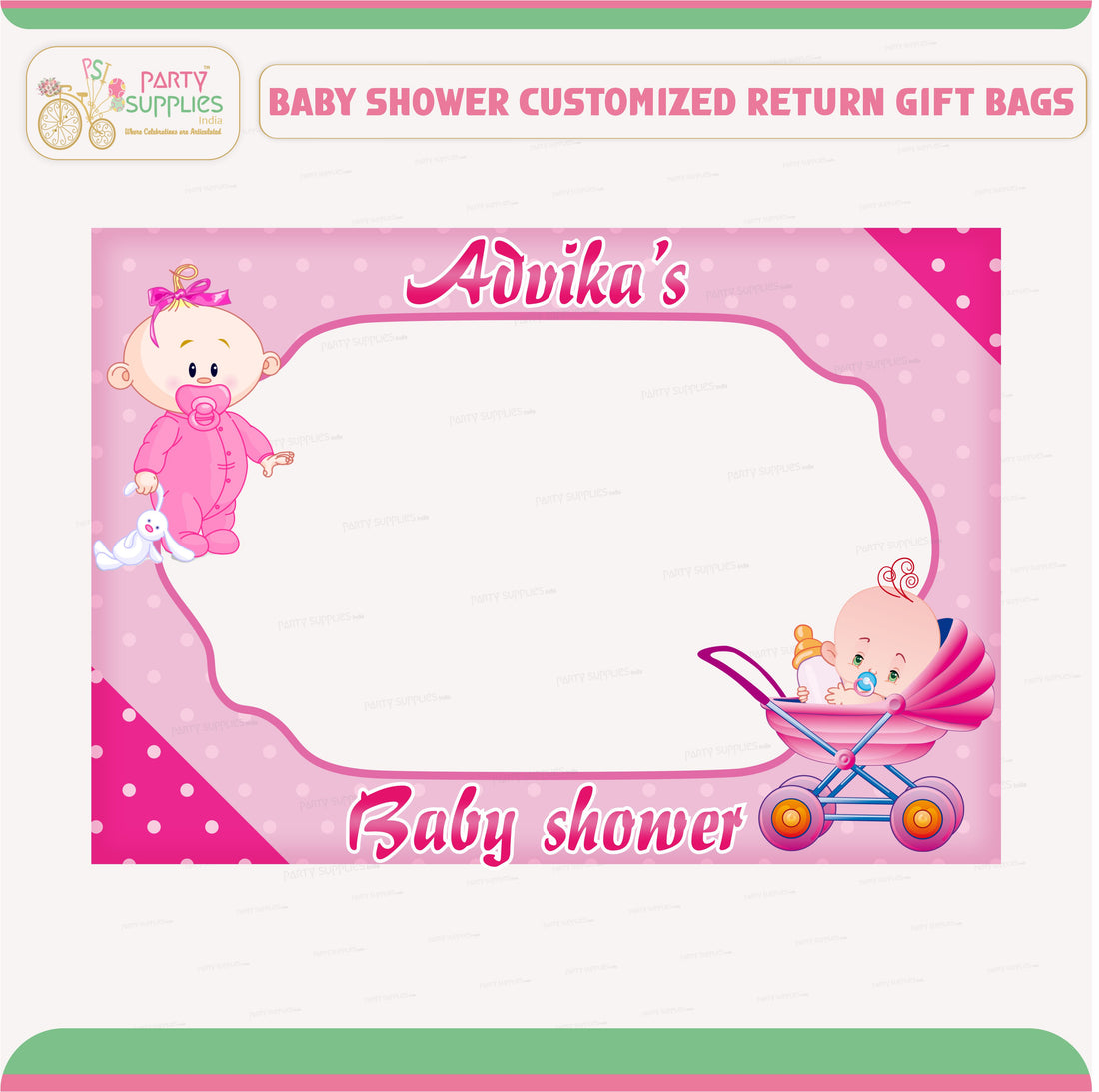 Baby Shower Theme Customized PhotoBooth
