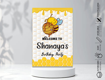 Bumble Bee Welcome Board