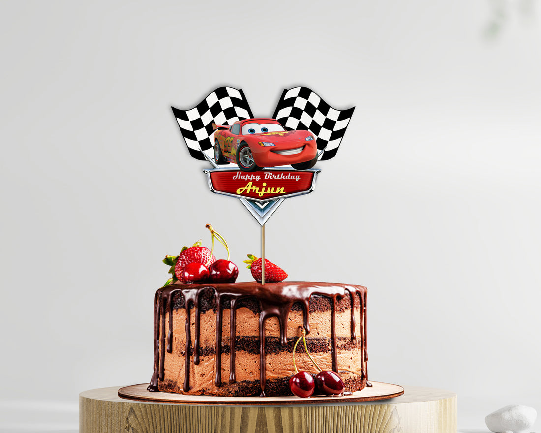 Car Theme Cake Topper