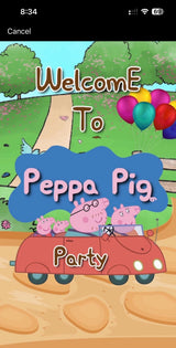 Peppa Pig Theme E-Video Invite - image 1 of 4 | Party Supplies India