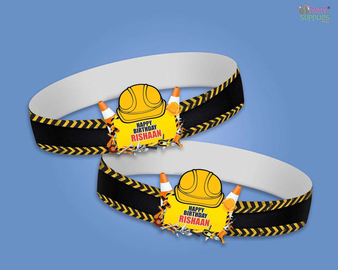 Construction Theme Crown Hat