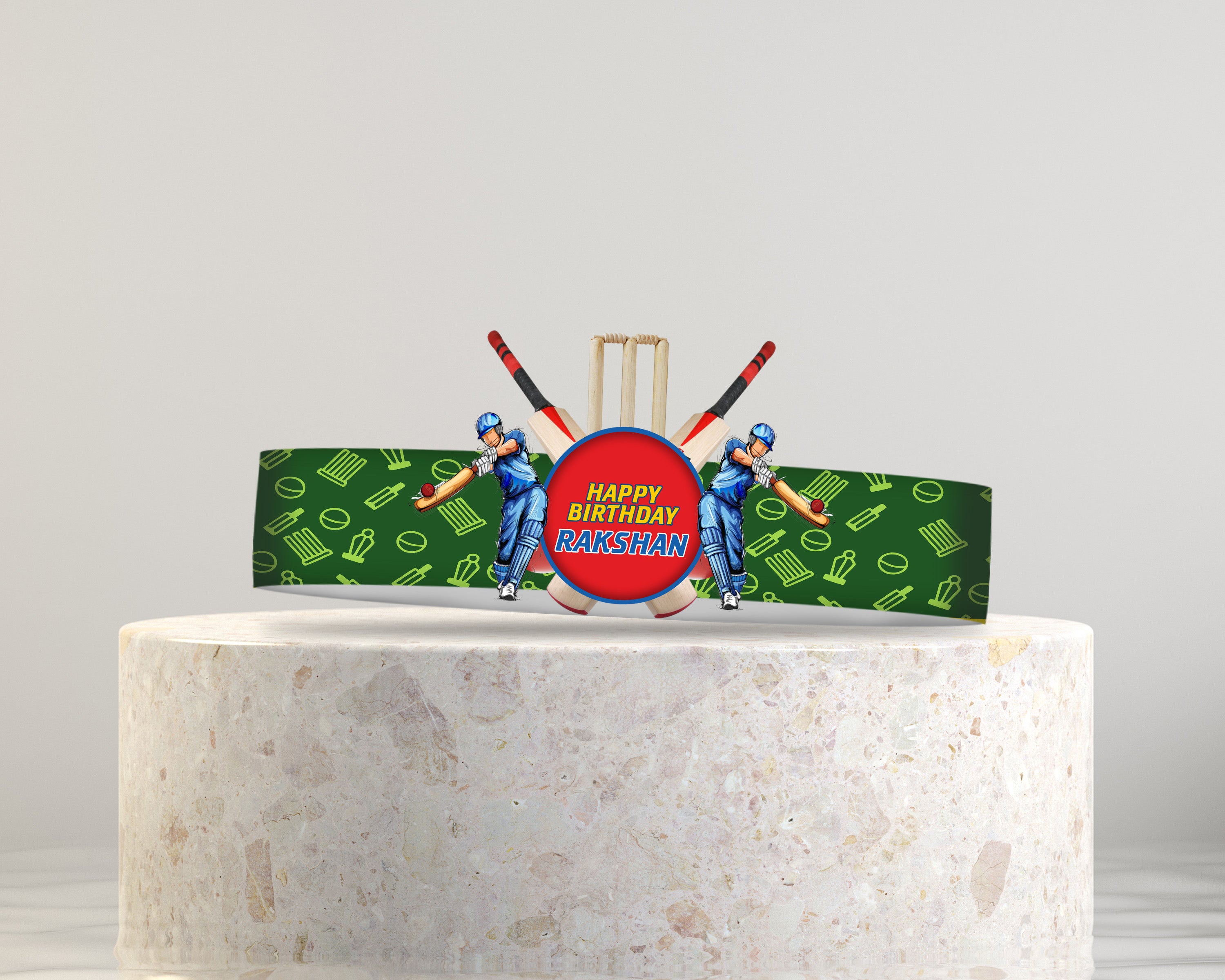 Cricket Theme Crown Hat