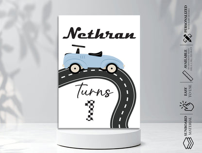 Car Theme Welcome Board