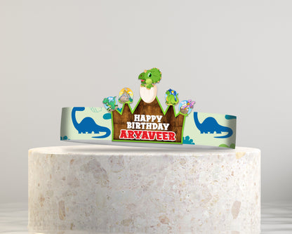 Dinosaur Theme Crown Hat