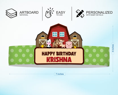 Farm Theme Crown Hat