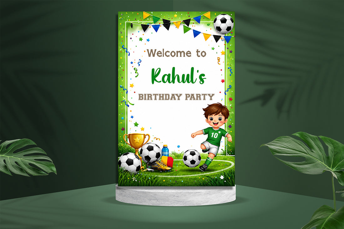 Football Theme Welcome Board