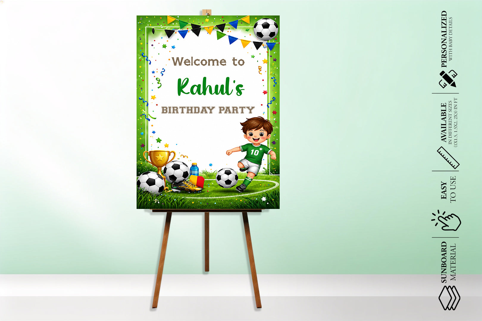 Football Theme Welcome Board