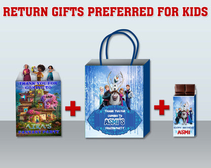 Frozen Theme Return Gift Bag