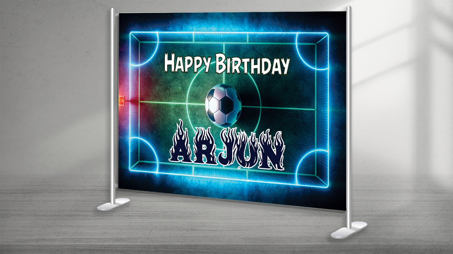 Football Theme Customized Backdrop