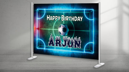 Football Theme Customized Backdrop