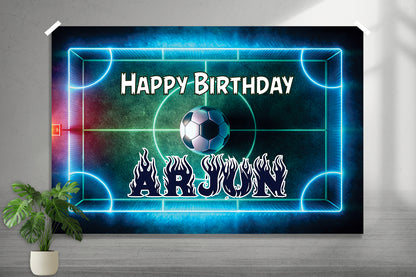 Football Theme Customized Backdrop