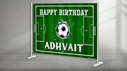 Football Theme Personalized Backdrop