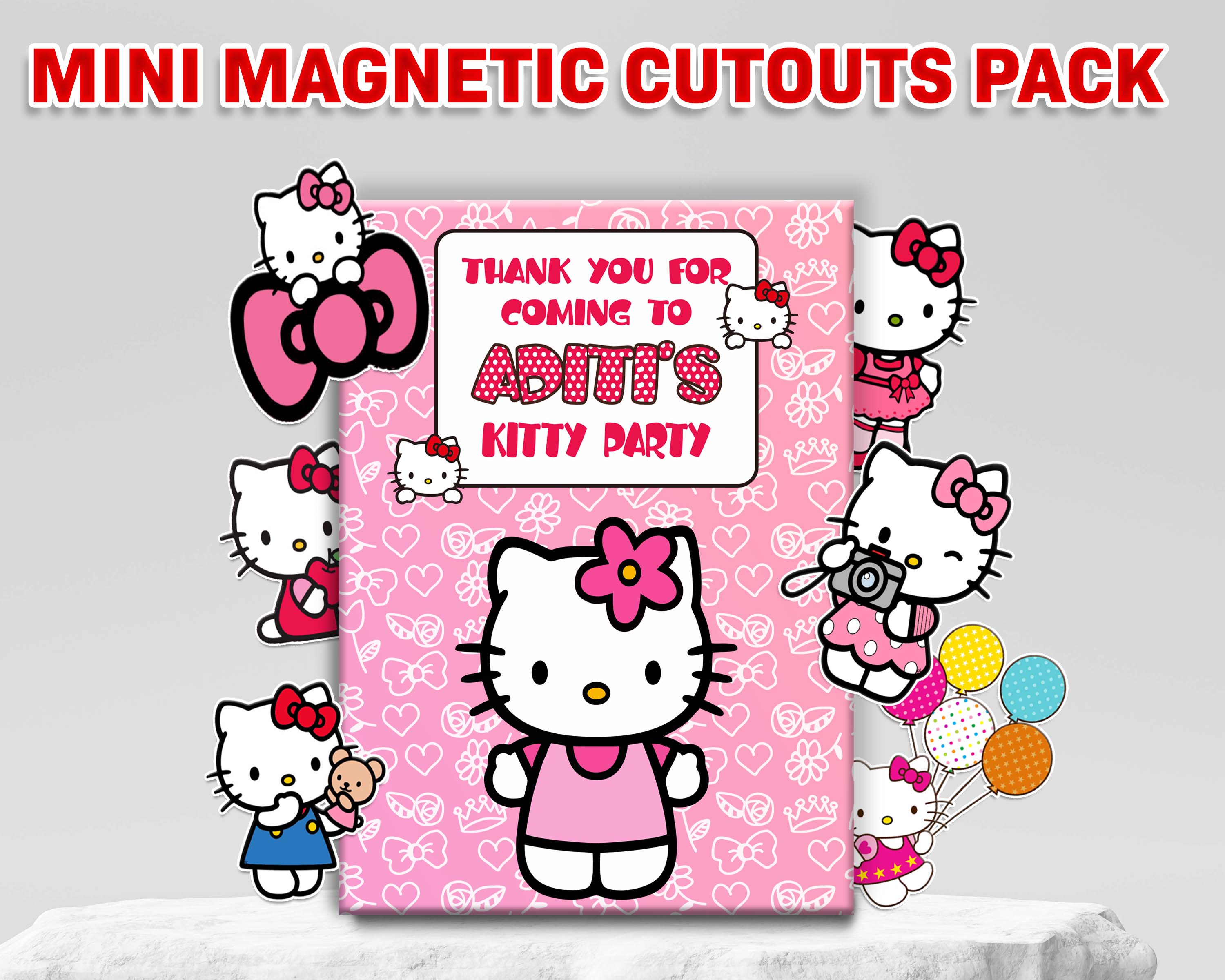 Hello Kitty Theme Mini Magnetic Return Gift Pack